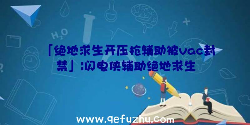 「绝地求生开压枪辅助被vac封禁」|闪电侠辅助绝地求生